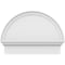 Ekena Millwork Half Round Smooth Architectural Grade PVC Combination Pediment, 24"W x 18-3/4"H x 2-3/4"P PEDPC024X190HRO00 - alternate 4